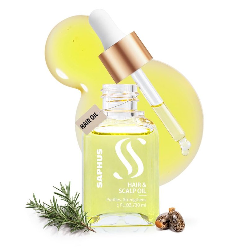 Rosemary & Castor Oil Hair Treatment - Lavender Infused | Nourishing Scalp Care | 1 fl oz | Strengthens & Volumizes Hair