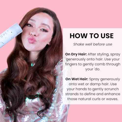 FoxyBae Hair Spray for Women - with Biotin - Volumizing Styling Hairspray - Flexible, Frizz Control, Thickening - Strong Hold - 8 Fl Oz