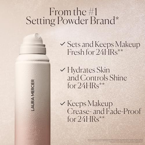 Laura Mercier Translucent Hydrating Setting Spray Ultra-Blur, Micro-Fine Blurring Face Mist, 24HR Shine Control, Natural Finish, Smudge & Transfer-Proof, Infused with Hyaluronic Acid + Niacinamide
