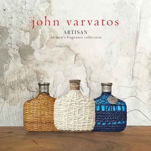 John Varvatos Men's Cologne, Artisan Blu Eau de Toilette EDT Spray, Marine Water Fougere Scent with Notes of Basil, Pine & Geranium