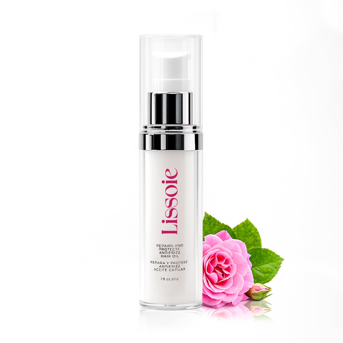 Weightless Shine Hair Serum Oil by [Brand Name] - 48-Hr Hydration & Frizz Control | Squalane, Avocado & Argan, 1 fl oz