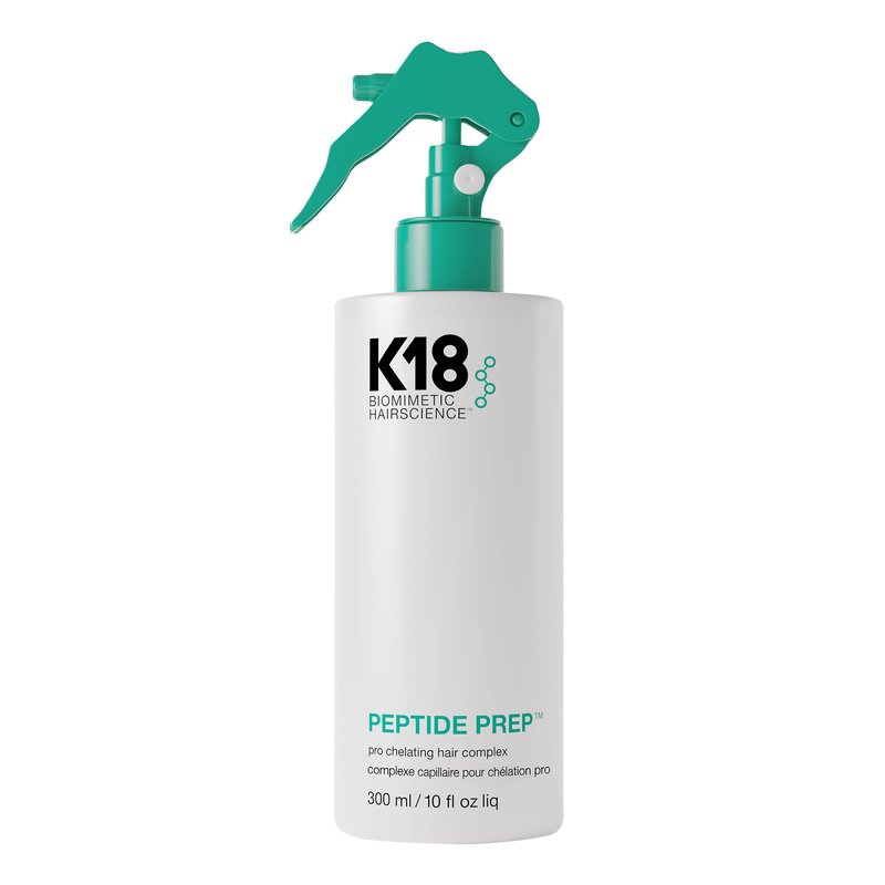 K18 PEPTIDE PREP Pro Chelating Hair Complex, Spray On Demineralizing Treatment, Removes Metal And Mineral Buildup, 10.1 Fl Oz