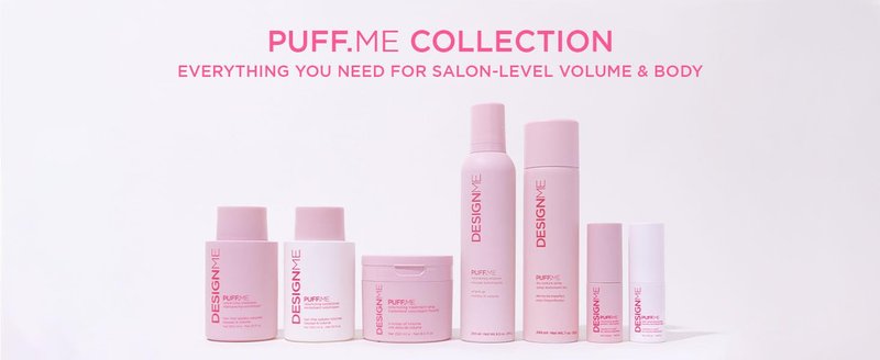 Designme Puff.ME Volumizing Conditioner - Hydrating Formula with Sunflower Seed Oil for Hair Volume | Sulfate-Free, Detangles Straight & Wavy Hair