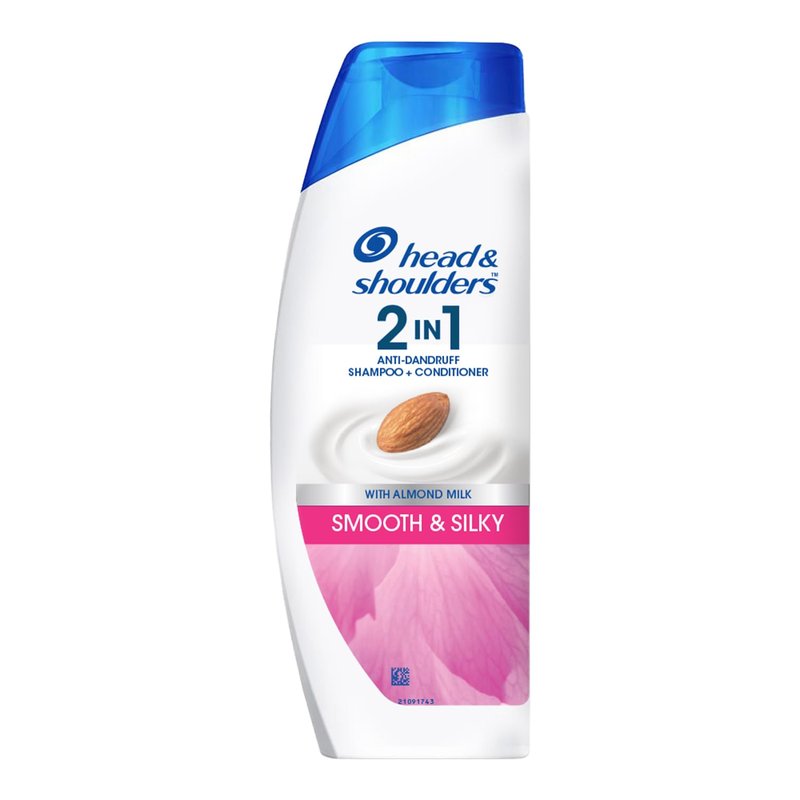 Head & Shoulders Smooth and Silky 2-in-1 Anti-Dandruff Shampoo & Conditioner | 180ml