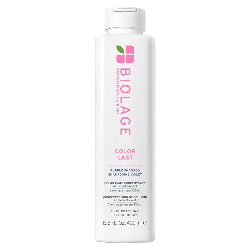 Biolage Color Last Purple Shampoo - pH Balancing for Blonde Hair | Neutralizes Brass & Unwanted Warm Tones, Vegan, Paraben-Free