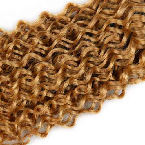 Color #27 Bundle Honey Blonde Curly Human Hair Bundles 30 32 34 Inch Brazilian Color 27 Kinky Curly Bundles Human Hair Honey Blonde Bundle