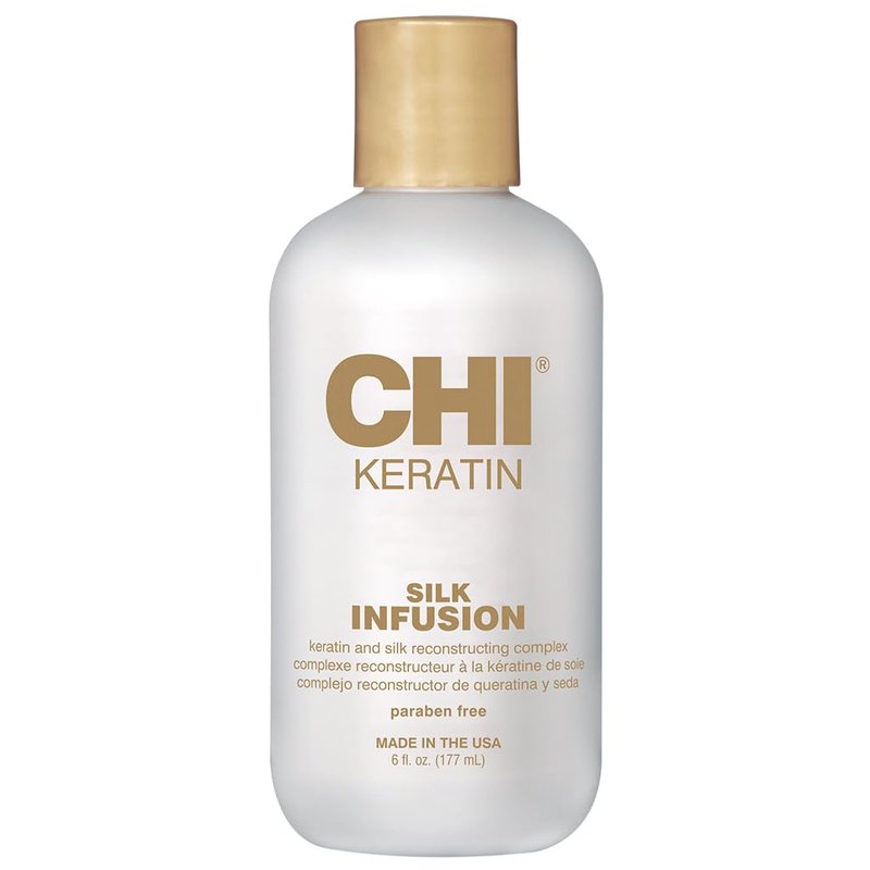 CHI Keratin Silk Infusion - Hydrating Hair Serum for Softness & Shine | 6 Oz, Sulfate-Free for Damaged Hair