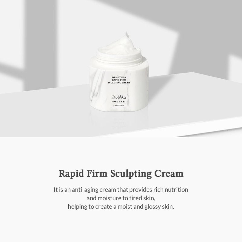 Dr.Althea Rapid Firm Sculpting Cream | Repair Cream to Help With Skin Wrinkles | Radiance and Glass Skin | Vegan Korean Skincare | 1.7 fl oz
