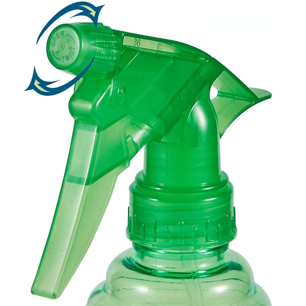 Skiennix Spray Bottles - 16 oz Mist/Stream - 3 Pack, Sturdy & Leak Proof, BPA Free, Ideal for Cleaning & Plants
