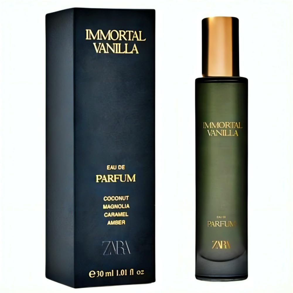 Zara Immortal Vanilla Perfume for Men - Long-Lasting Elegant Eau de Parfum | 30ml (1.0 fl. oz)