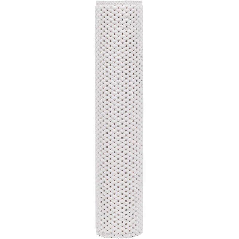 Duck Brand Clorox Cushioned Foam Bath Mat for Tubs, Non-Slip with Suction Cups, 17 Inches x 36 Inches, White