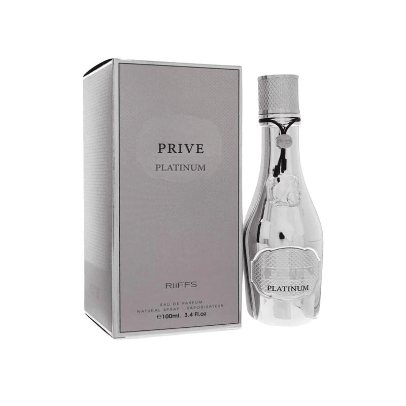 Prive Platinum Men’s Fragrance - Sophisticated Scent for Him | 3.4 oz