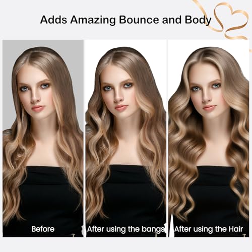 Upgraded Round Volumizing Brush Attachment for Dyson Airwrap HS01 HS05 HS08 Accessories, Upgraded Bristles for Dry Hair Add Volume Style Bangs Smooth Hair