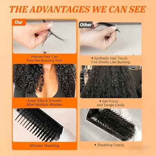 4 Bundles Burmese Curly Bundles Human Hair 12 Inch 3C4A 100% Unprocessed Human Hair Spiral End Quick Water Wave Real Human Hair Extensions Natural Black