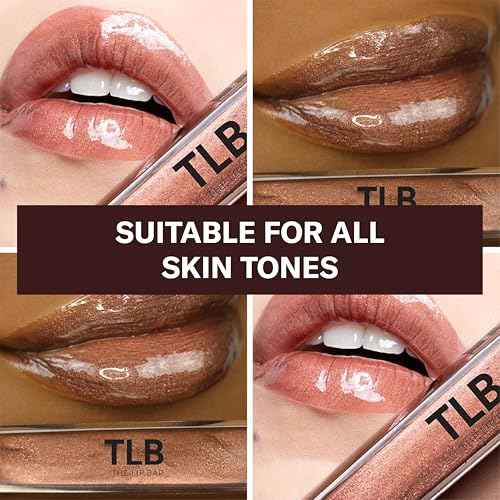 The Lip Bar - Lip Gloss, Extra (Brown Shimmer) - Gloss Up Sheer Finish - Smooth, Not Sticky Formula - Moisturizing Coconut Oil, Olive Oil, Argan Oil & Vitamin E - Vegan & Cruelty Free - .30 fl oz
