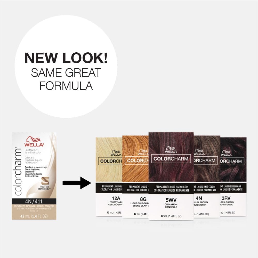 WELLA Color Charm Permanent Hair Color - Ash Blonde for Effective Gray Coverage