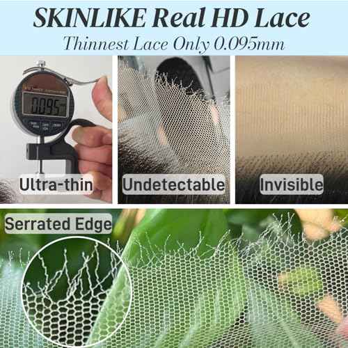 2X6 SKINLIKE 100% Real HD Lace Closure Body Wave Human Hair Closure 0.095mm Ultra-thin Invisible Swiss HD Lace Closure Pre Plucked Small Single Knots Brazilian Virgin Human Hair Kim K Closure 14inch