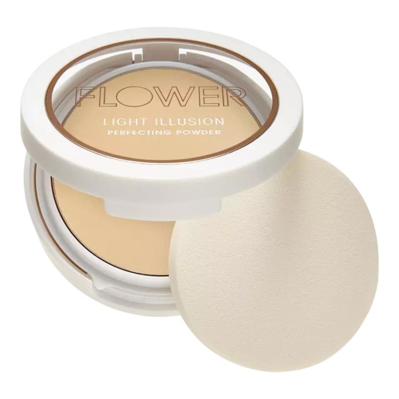 Light Illusion Perfecting Powder - L4-M1 Beige by Flower Beauty for Women - 0.28 oz Powder