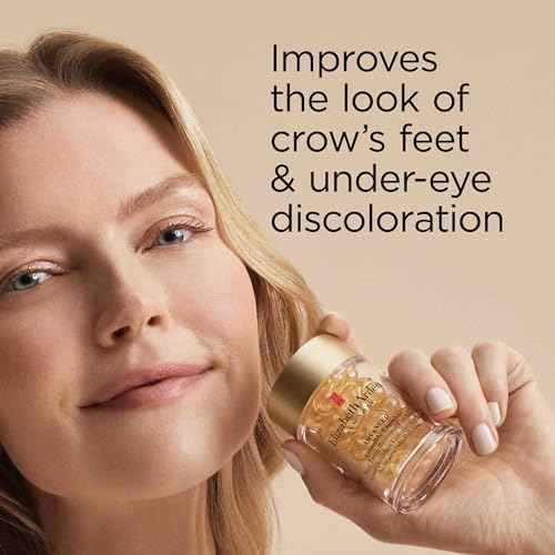 Elizabeth Arden Advanced Ceramide Eye Serum Capsules, Anti-Aging Skincare for Wrinkles & Crow's Feet, Fragrance-Free, Gift for Women, 60 count