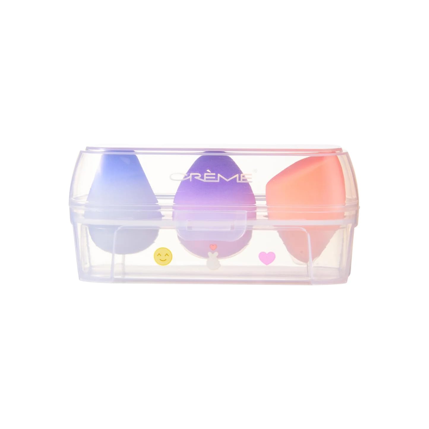 The Crème Shop Next Gen Makeup Sponge Set - Beauty Sponge For Blending & Foundation Application, Full Coverage, Streak-Free Professional Makeup Tool (Multicolor) (Pack of 2)