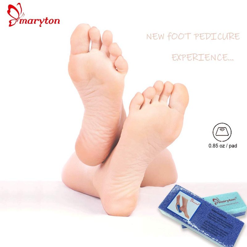 Foot Exfoliator File Scrubber - Callus Remover Pedicure Tool | 2-Pack Salon Quality Pads for Men & Women