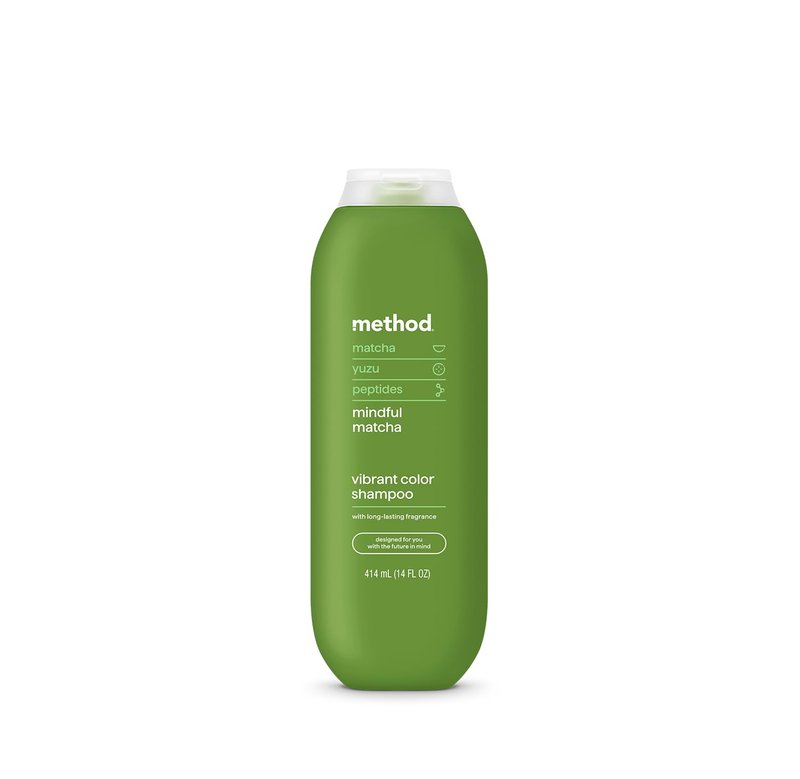 Method Color Protect Shampoo, Mindful Matcha – Safe for and Protects Color-Treated Hair, with Strengthening Peptide – Sulfate free, Paraben free & Silicone free – 14 oz