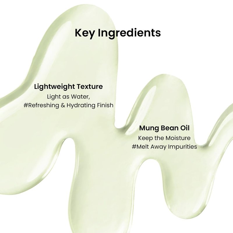 beplain Mung Bean Cleansing Oil(6.76fl.oz/200ml)| Fragrance-Free | Non-Comedogenic Tested| Makeup Blackhead Remover & Deep Pore Cleanser| Suitable for Sensitive Skin| Double Cleansing Korean Skincare