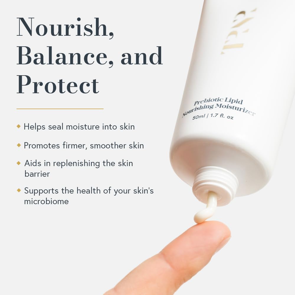 TRNR Prebiotic Lipid Nourishing Face Moisturizer (50ml/1.7oz) | Hydrating Face Cream| Natural, Plant-Based & Science-First Facial Moisturizer for Women & Men