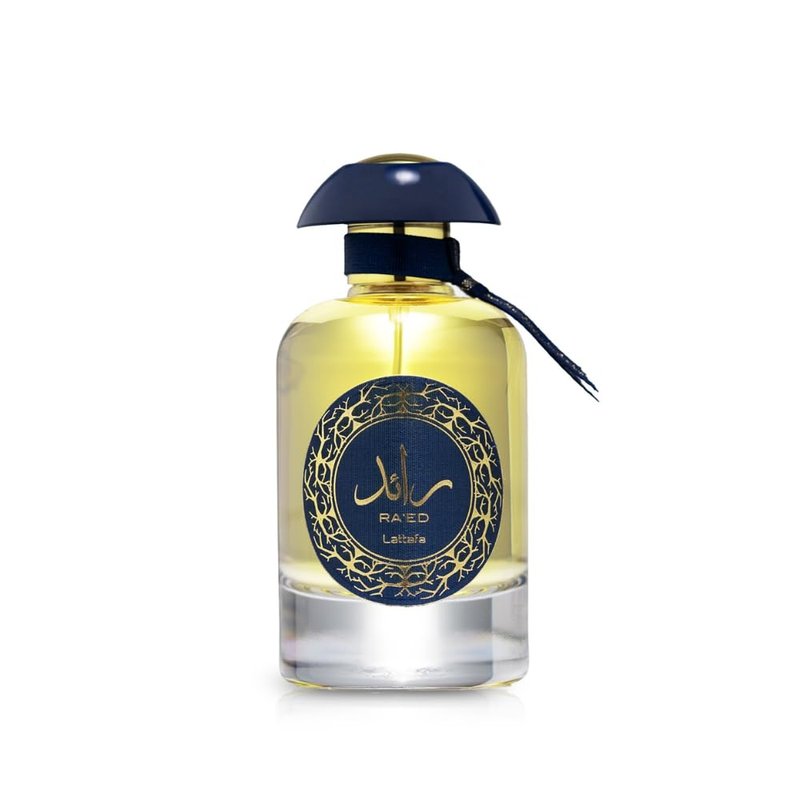 Lattafa Raed Luxe Gold – Fruity, Floral, Woody, Amber – Eau de Parfum Spray Long-Lasting Fragrance for Unisex, 3.40 Ounce / 100 ml