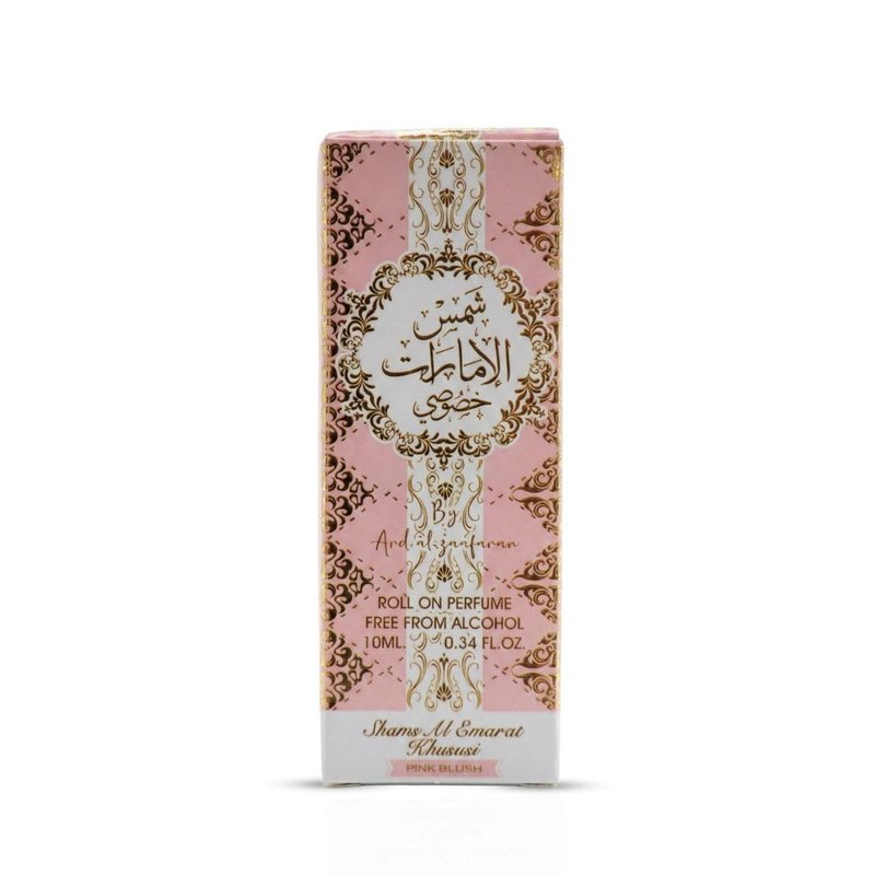 Ard Al Zaafaran Pink Blush Roll-On Perfume Oil - Khususi Scent, 10ml (0.34 FL OZ)