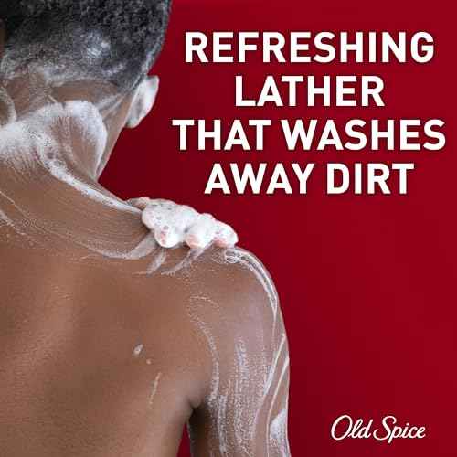 Old Spice Refreshing Body Wash for Men, 3X Defense, 24/7 Shower Fresh with Long Lasting Scent, Red Collection, Aqua Reef with Cypress Scent, 24 oz