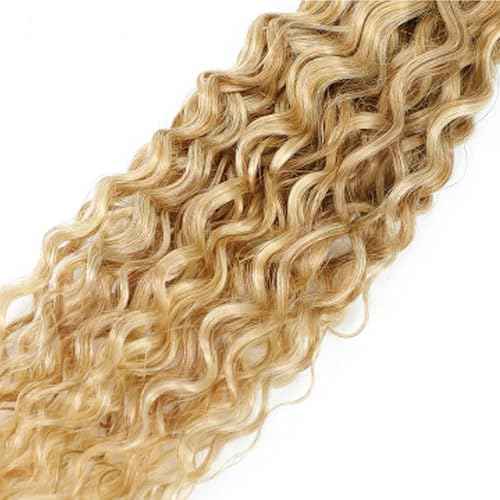 613 Human Hair Bundles P27/613 Water Wave Bundles Blonde Wet and Wavy Bundle 18 20 22 inch #27 and 613 Color