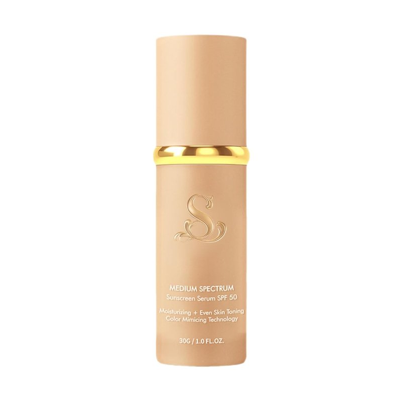 Skiennix 4-in-1 Color Changing Foundation - Medium Spectrum Full Coverage with SPF 50+ | Longwearing & Waterproof
