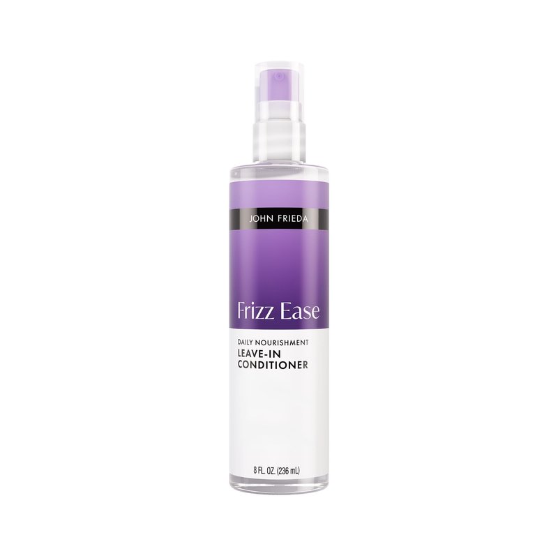 John Frieda Frizz Ease Daily Nourishment Leave-In Conditioner, Anti-Frizz Leave-in Conditioner for Curly Hair and Straight Hair, 8 Fl Oz