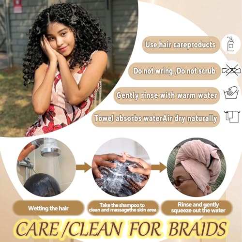 Human Braiding Hair for Boho Braids 3 Bundles 120g 20Inch Deep Wave Human Hair Braiding Hair 12A Brazilian Virgin No Weft Hair Extensions for Bohemian Knotless Braids Bulk Human Hair for Braiding