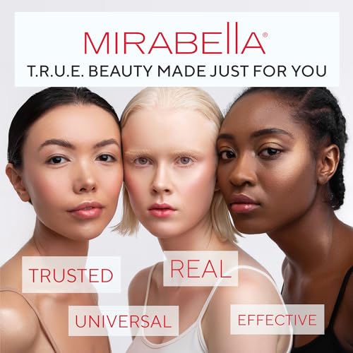 MIRABELLA - Invincible for All HD Liquid Foundation, Moisturizing Face Products for All Skin Types, Full-Coverage Lightweight Foundation Makeup, Moisturizing & Hydrating Beauty Care, Dark V