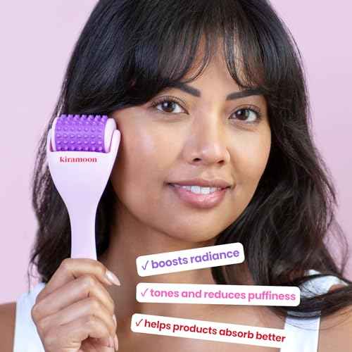 Kiramoon Reset Roller to Boost Skincare Absorption, Reduce Puffiness, Relax Jaw Muscles, and Promote Collagen. Anti-Aging and Relaxing Silicone, Gifts for Her
