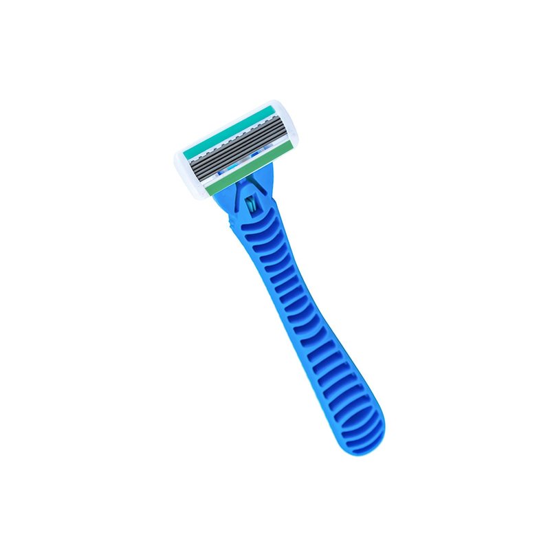 6-Blade Razor, Anti-slip razors for Women Refill Cartridges razors, Reusable Face Cleansing Care Tool, Shave Supplies for Women 18 pcs refills cartridges- blue