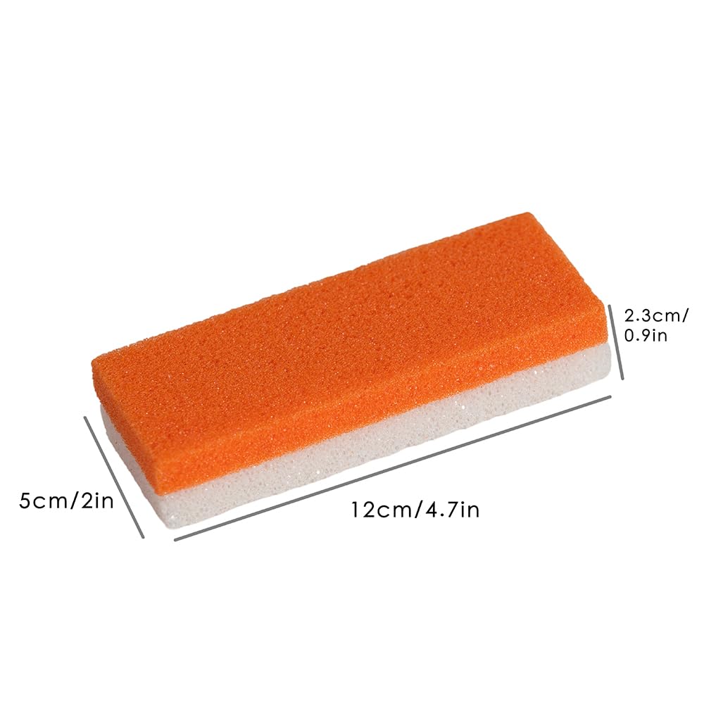 WINDAWNKE 6 Pack Foot Pumice Stone for Feet Callus and Foot Scrubber Dead Skin Remover (Orange)
