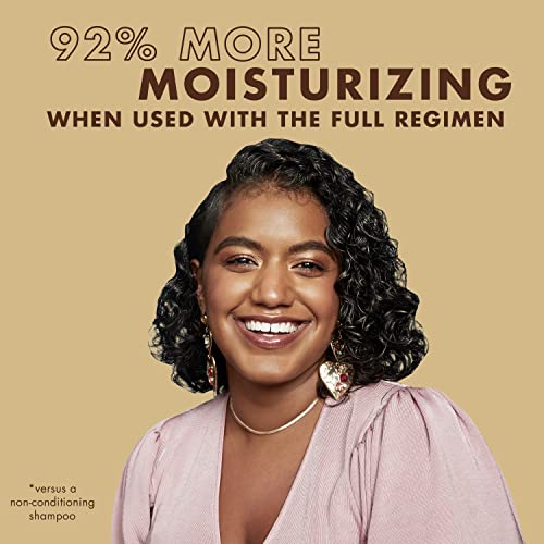 SheaMoisture Deep Moisturizing Hair Care 3 Count Raw Shea Butter For Curly, Dry and Damaged Hair Sulfate Free Shampoo and Conditioner, Hair Detangler with Sea Kelp and Argan Oil