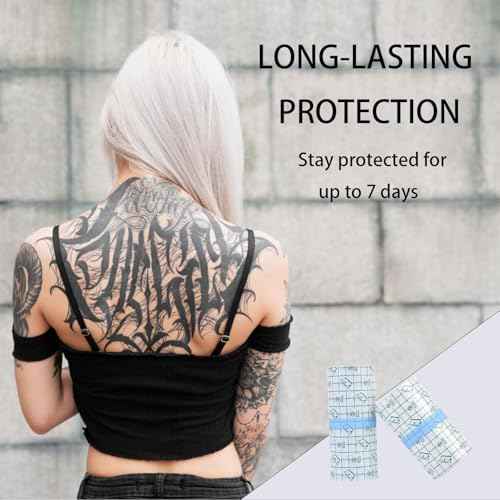 Tattoo Aftercare Bandage Roll 6in*2.2yd - Waterproof Transparent Second Skin Tattoo Cover, Breathable Latex-Free Adhesive Wrap for Swimming, Showering & Tattoo Healing