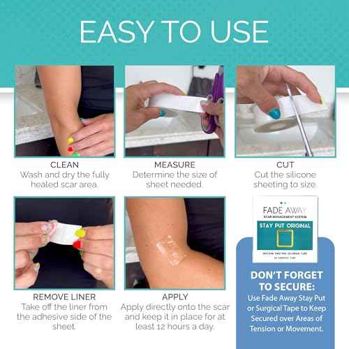 Clinically Proven Silicone Scar Sheets ? Medical Grade Tape for Surgery, C-Section, Keloids & Tummy Tuck Scars