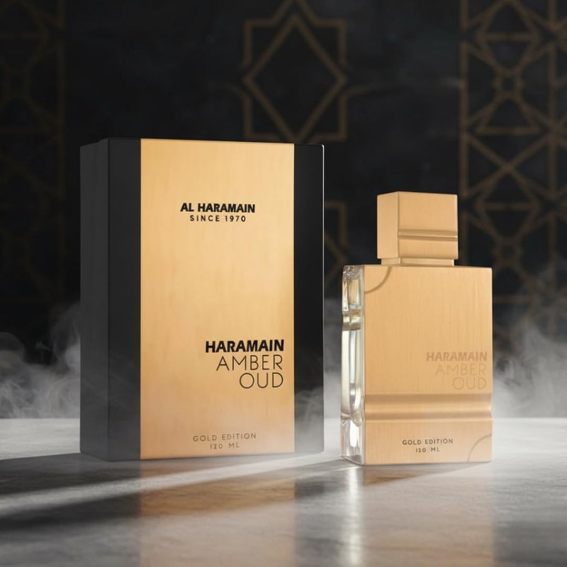Al Haramain Amber Oud Gold Edition Eau De Parfum Spray 120ml (4 oz) - Unisex Arabian Perfume for Women & Men, Long-Lasting Amber Cologne with Refreshing & Sweet Fragrance