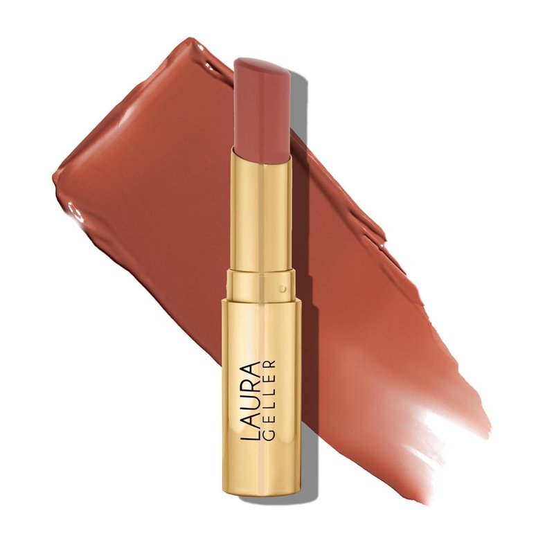 Laura Geller Jelly Balm Tinted Lip Color - Cocoa-Motion - Hydrating Vitamin E, Semi-Shine Finish