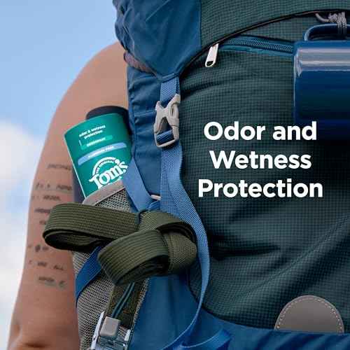 Tom¡¯s of Maine Unscented Aluminum Free Natural Deodorant For Women & Men | Goes on Clear | Odor & Wetness Protection | Naturally Derived and Moisture-Locking Ingredients | 3.25 oz (2 Pack)