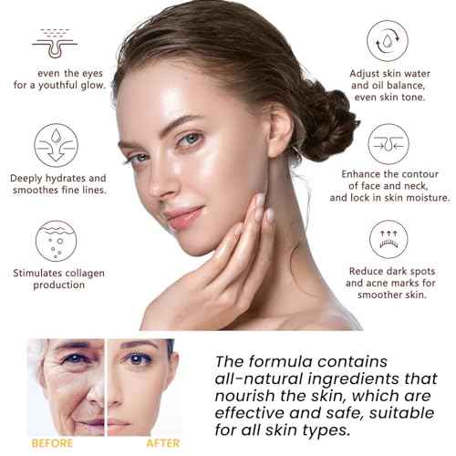 Rice Cream for Face,Rice Raw Pulp Face Cream for Moisturizing Skin,Shrink Pores,Anti Aging Smoth Fine Line,Restore Skin Elasticity