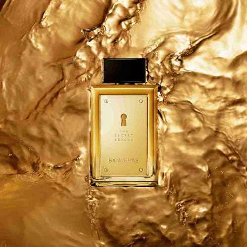 Banderas Perfumes - The Secret Absolu - Eau de Parfum for Men - Long Lasting - Intense, Masculine and Elegant Scent - Wood and Amber Notes - Ideal for Special Events - 3.4 Fl Oz
