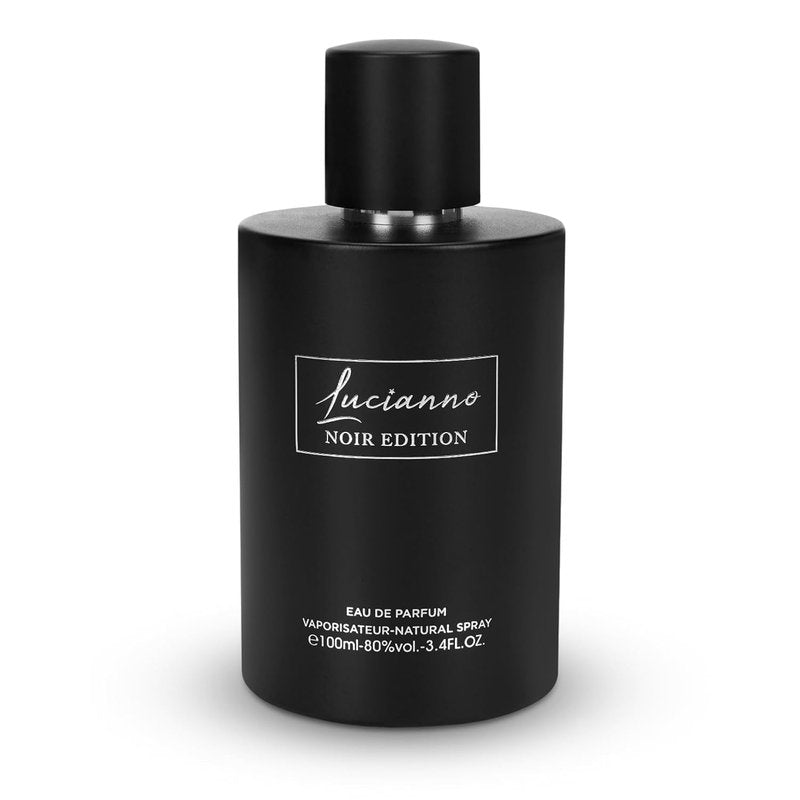Lucianno Noir Edition EDP Perfume for Men - Long-Lasting Woody Spicy Fragrance | 100mL, Bold & Luxurious Scent