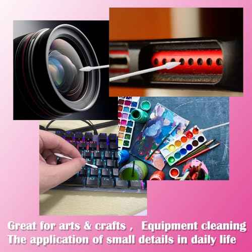 600PCS Precision Tips Cotton Swabs,Pointed Tips Makeup Tools, Household Cleaning, Beauty Tools & Personal Care