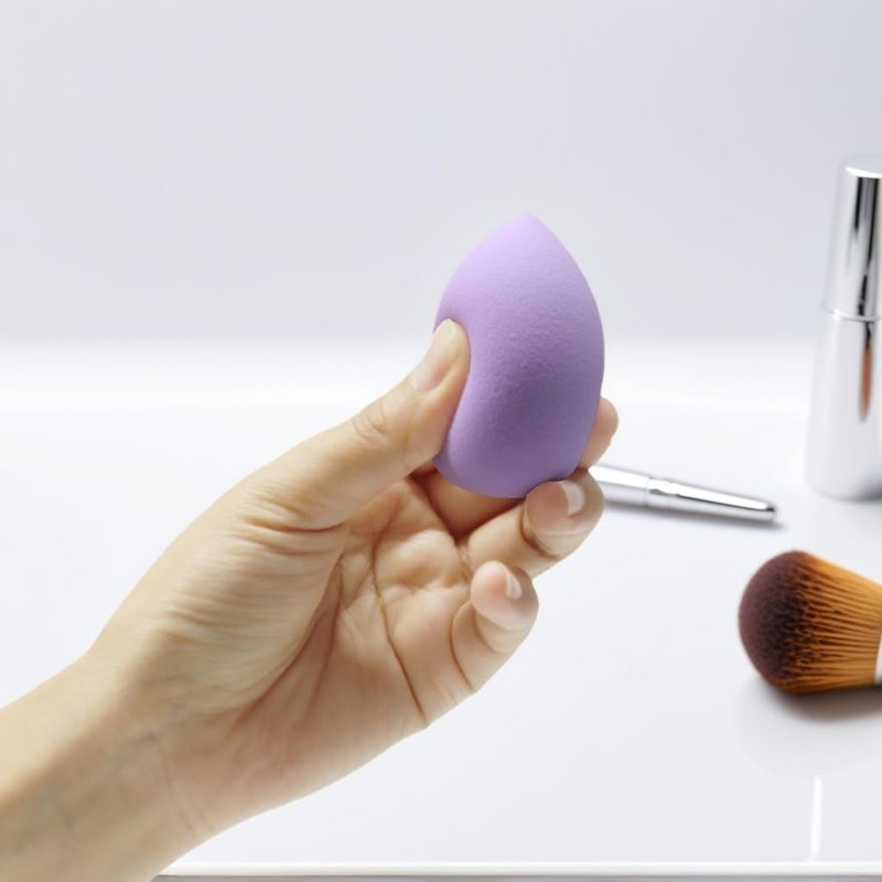 Makeup Sponge Set - 6PCS Latex-Free High-Definition Blenders for Powder, Cream & Liquid | Super Soft Multi-Use Beauty Tools